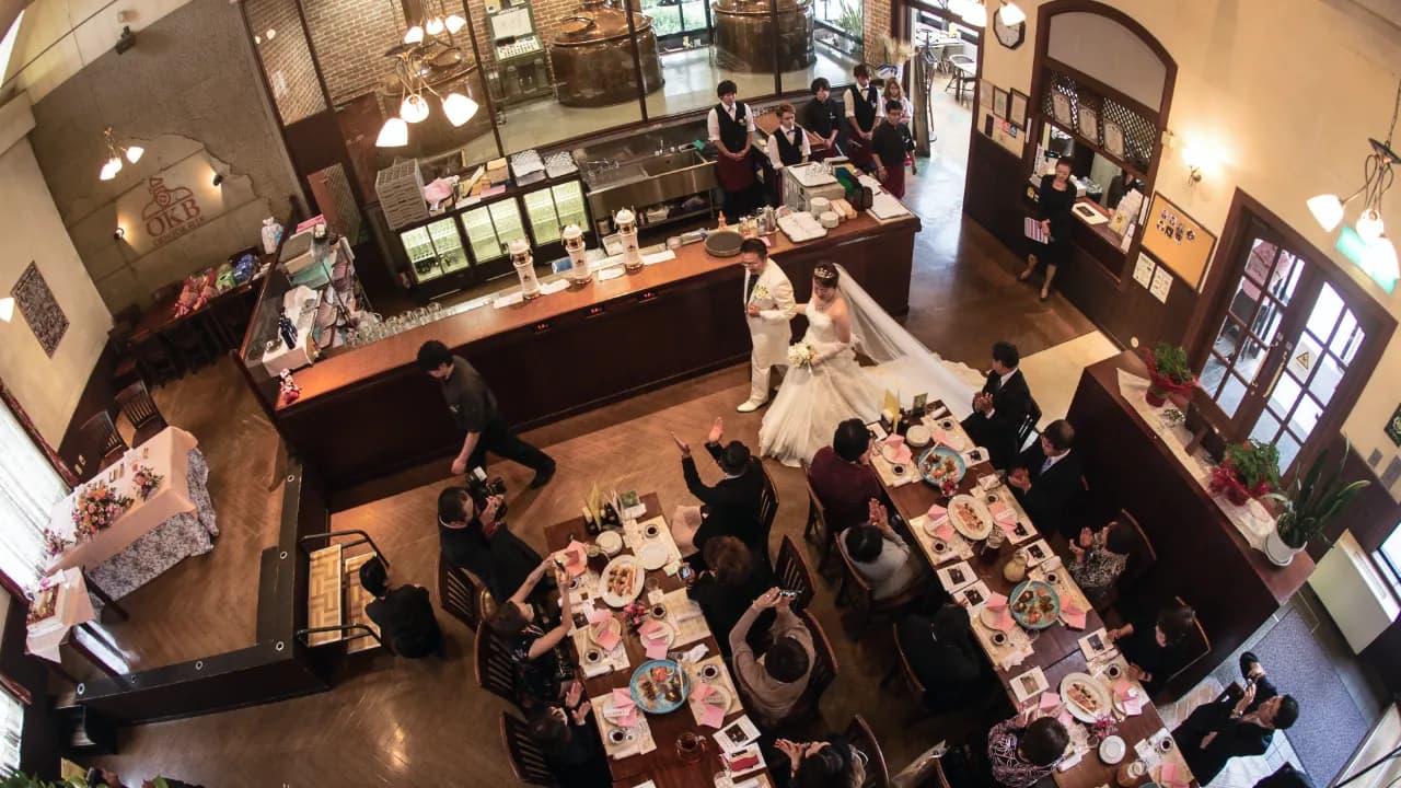 チャペルウェディング&パーティーの様子